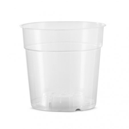 Transparent round pot